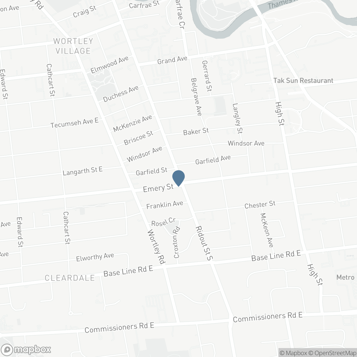 307 RIDOUT STREET S, London, Ontario N6C 3Y9